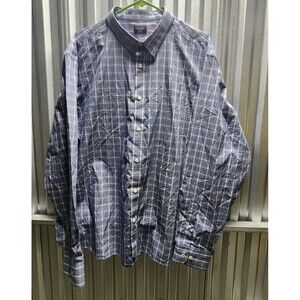 Untuckit Wrinkle Free Long Sleeve Button Up Men's Check Shirt Size XXXL